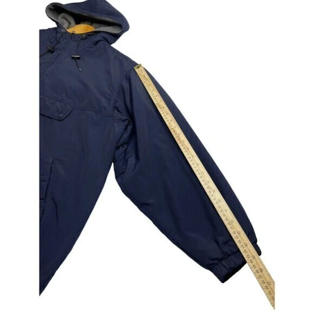 J.Crew Men’s‎ hooded pullover 3 season jacket Quarter Zip W Kangaroo Pocket XL
